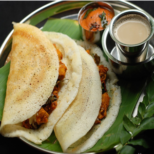Coconut Chicken Dosa